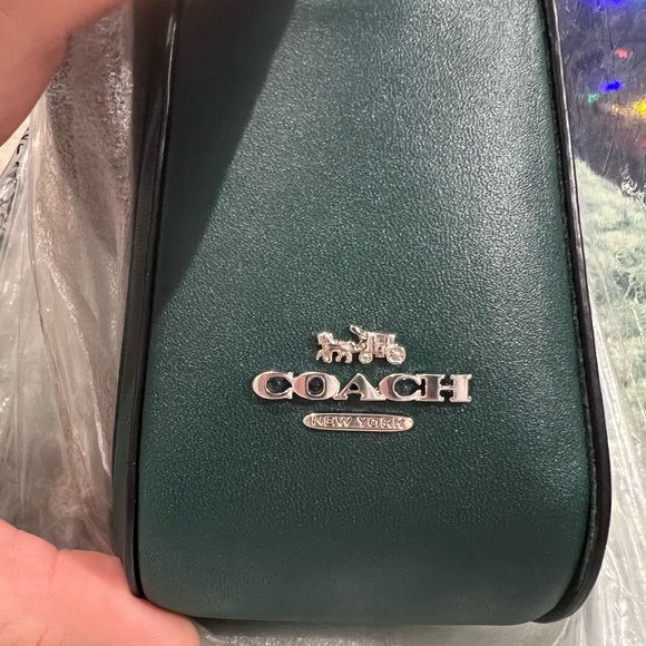 NWT Coach Marlie Top Handle Satchel With Border Quilting In Ivy Green - Picture 6 of 8